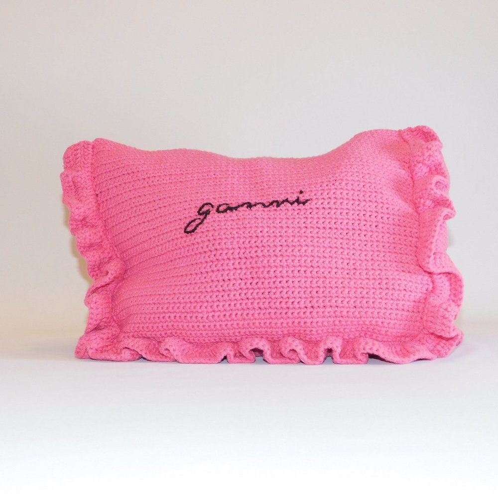 GANNI Crochet Frill Tote - Picture 6 of 6